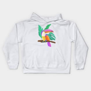 Toucan bird Kids Hoodie